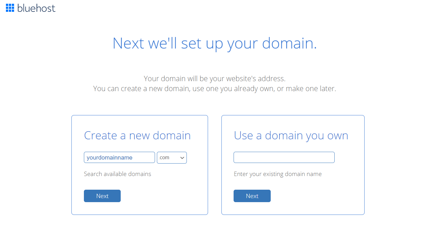 bluehost- domain name bluehost- domain name