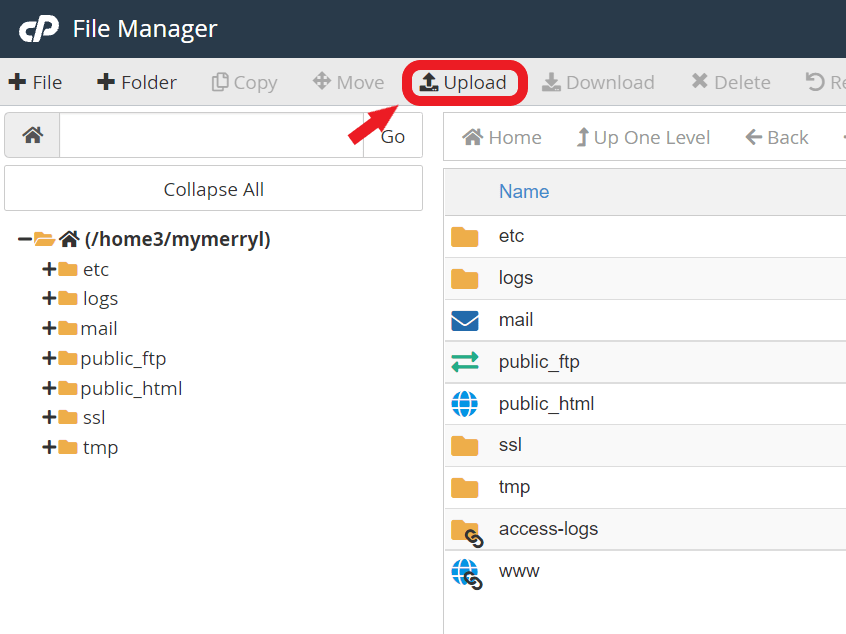 bluehost-file manager