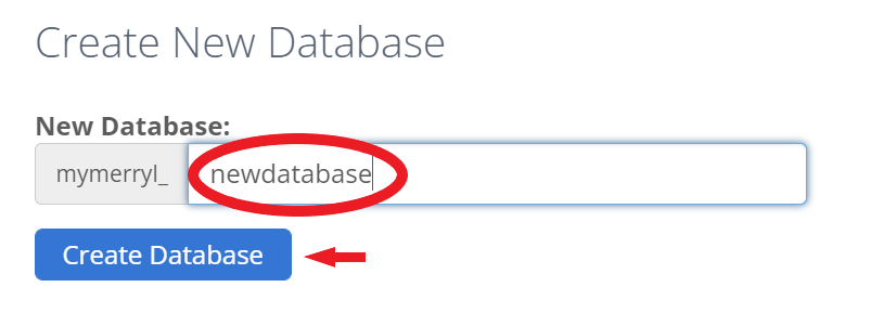 mysql database_bluehost