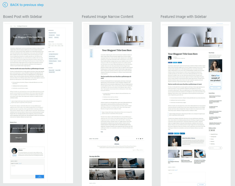 sticky table of contents5-choose a template
