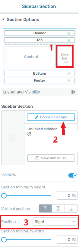 編輯 Sidebar Section
