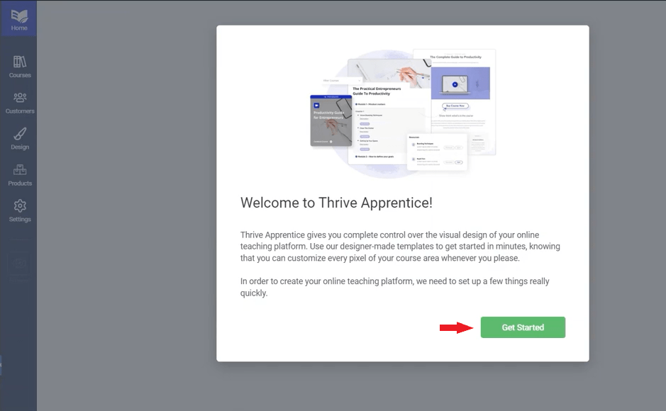 啟用 thrive apprentice 精靈