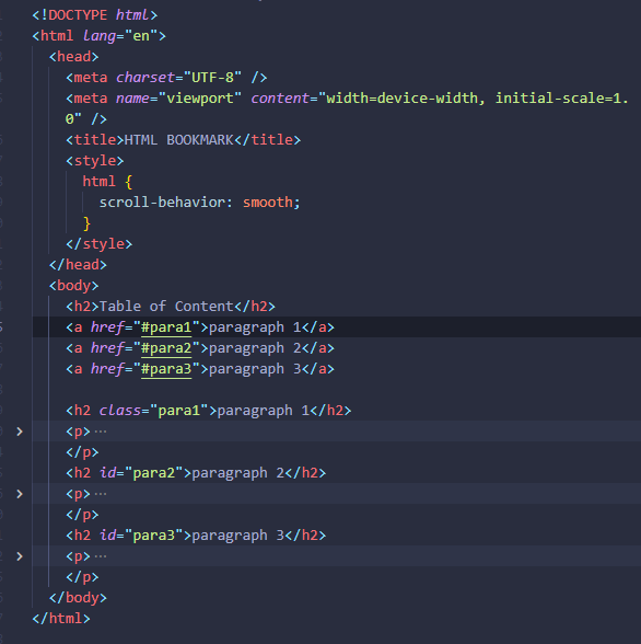 HTML bookmark-html HTML bookmark-html