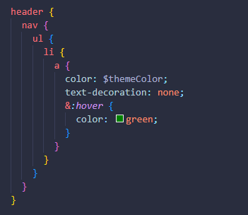 SCSS self ampersand SCSS self ampersand