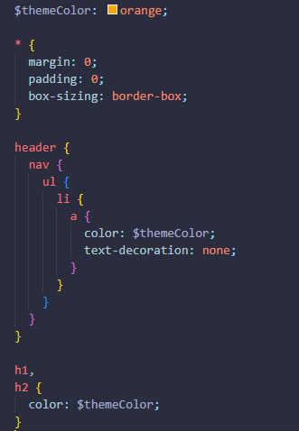 SCSS variable setting SCSS variable setting